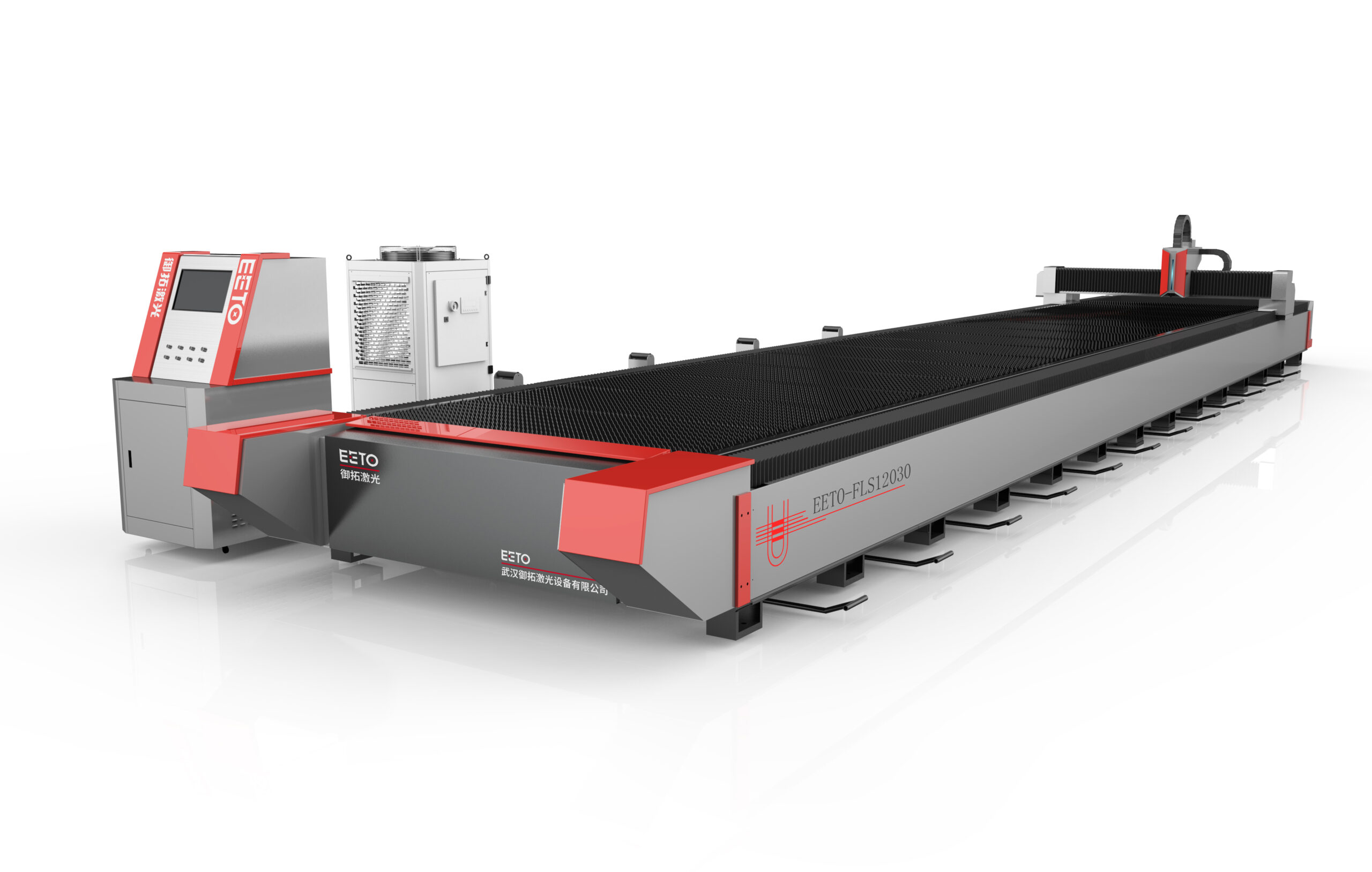 EETO FLS fiber laser cutting machine for thick metal plate processing