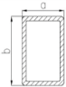 Rectangular tube