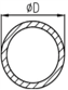 Round tube
