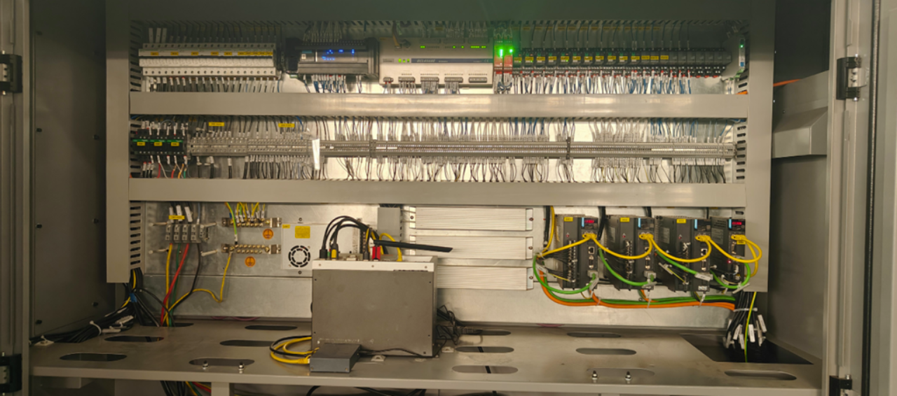 Industrial Machine Safety Features Layout and Components
