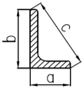 Unequal angle steel