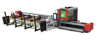 Machine with bundle loader
